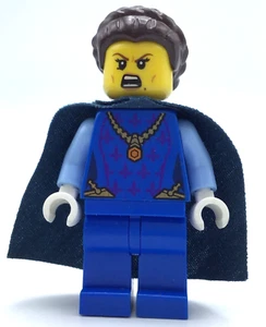 LEGO Queen Halbert - Dark Blue Cape NEXO KNIGHT CASTLE MINIFIGURE (wrong legs) - Picture 1 of 1