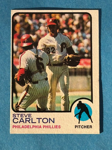 1973 TOPPS #300 STEVE CARLTON EX-MT HOFer