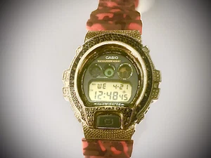 G-Shock 6900 Jojino Aqua Master White Genuine Digital Watch Diamond Army Strap - Picture 1 of 1