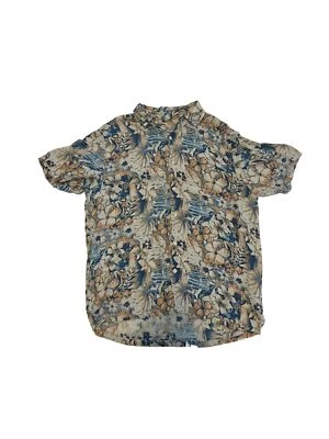 Camisa de lino de seda con botones hawaiana para hombre Margaritaville talla grande Foto 1 de 3