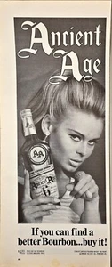 ANCIENT AGE BOURBON-Straight Kentucky Bourbon-Beautiful-1968 VTG Print AD - Picture 1 of 1