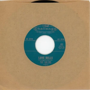 THE GALENS Love Bells & Baby I Do Love You 1963 CHALLENGE 45rpm Teen Rock - Bild 1 von 1