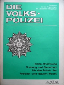 DIE VOLKS-POLIZEI 2 - 1983 Zeitschrift für Angehörige der Deutschen VoPo DDR ABV - Picture 1 of 4
