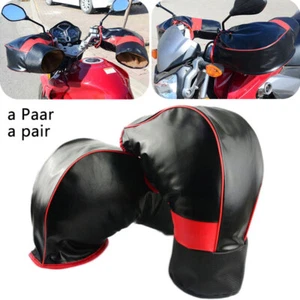 Motorcycle Bike Gloves Scooter Warm Handle Bar Hand Muffs Mitts Cover Waterproof - Picture 1 of 8
