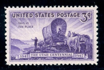 US Stamp #950 UTAH 3c - PSE CERT - GEM 100 - MNH - SMQ $180.00 - Image 1 of 2