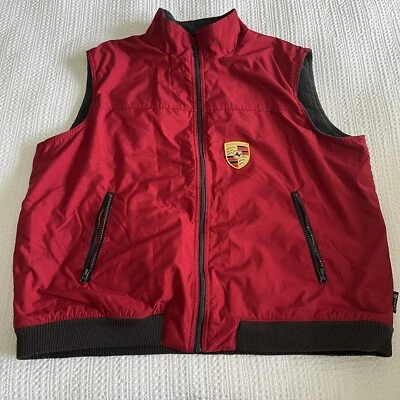 Chaleco Hombre Chaps Rojo Cremallera Completa Talla Grande/XL Foto 1 de 4