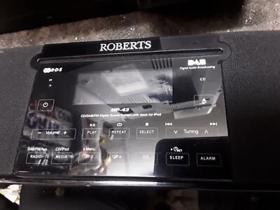 ROBERTS MP-SOUND 43 CD,DAB,FM,IPOD DIGITA SOUND AUX IN ,LINE OUT, TESTED WORKING - Image 1 of 4