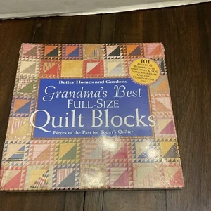 Better Homes And Gardens Grandma’s Best Full Size Quilt Blocks - Picture 1 of 2