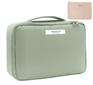 Travel Makeup Bag Cosmetic Bag Makeup Bag Toiletry Bag For Women And Men green - Picture 1 of 7