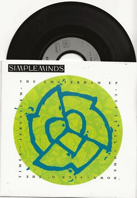 SIMPLE MINDS THE AMSTERDAM EP 7 INCH SINGLE FROM FRANCE, MINT - Image 1 of 2