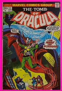 TUMBA DE DRACULA #12 (MARVEL 1973) 2A APARICIÓN DE BLADE THE VAMPIRE SLAYER - Imagen 1 de 12