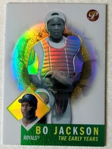 2005 Topps Pristine "The Early Years"  #137-  Bo Jackson  Gold   Pr: xx/65