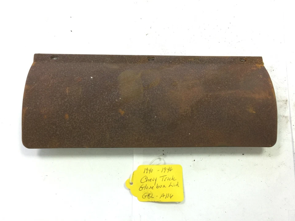 Tapa de guantera original usada para camión Chevy GMC 1940-46 #GBL-A116 Foto 1 de 3