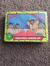 💥Topps Teenage Mutant Hero Turtles (1990) Ninja Pizza Coming Up! No. 24.