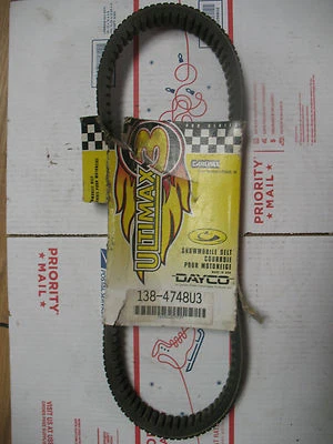 CARLISLE ULTIMAX PRO POLARIS SNOWMOBILE DRIVE BELT OEM 138-4748U3 - Image 1 of 2