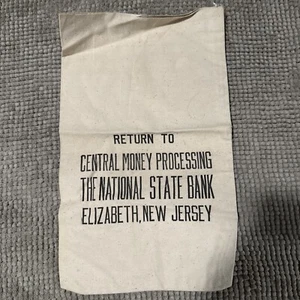 The National State Bank, Elizabeth, New Jersey Canvas Geldbeutel Neu unbenutzt - Bild 1 von 6