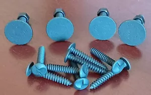 Wagenschrauben Muttern Schrauben schwarz dekorativ Schwerlast 8er Set - Bild 1 von 5