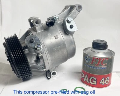 Toyota Yaris 19-20, 16 Scion IA, Mazda CX-3, Mazda 2 nuevo compresor de aire acondicionado con prueba Foto 1 de 3