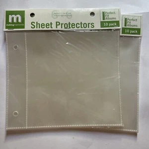 MAKING MEMORIES 6x6 Page Protectors Top-Loading 10/Pkg - Picture 1 of 2