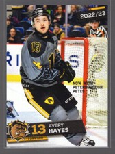 2022/23 Hamilton Bulldogs - AVERY HAYES [Wilkes-Barre/Scranton Penguins] AHL