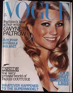 VOGUE UK October 2002 GWYNETH PALTROW Alexander McQueen NATALIA VODIANOVA @ EXCL - Imagen 1 de 14