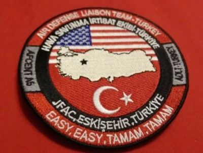 Neu Patch Air Defence USA TR Aufnäher JFAC TSK Klettrückseite + Flauschband Rar - Bild 1 von 3