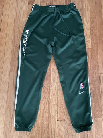 Nike NBA Milwaukee Bucks #15 Jeff Dowtin Authentic Player Issued Game Pants XLT Cover
