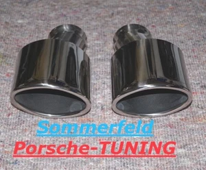 Porsche Carrera 993 S + 4S Sport Endrohre Sport Exhaust Tail Pipe - Picture 1 of 1