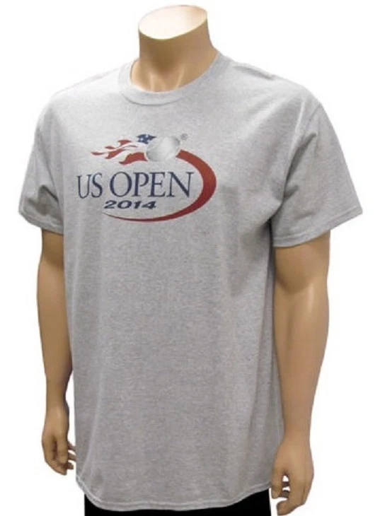 Nueva camiseta de tenis para hombre US Open 2014 100 % algodón patriótica Foto 1 de 1