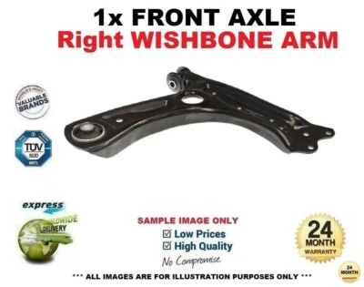 Brazo de control de oruga eje delantero derecho para SEAT TOLEDO 1.4TDi 2015-2019 Foto 1 de 4