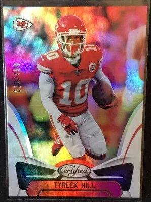 2018 Panini Certified Football Tyreek Hill Kansas City Chiefs #d 321/499 - Image 1 of 2