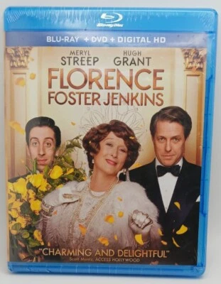 FLORENCE FOSTER JENKINS, Blu-ray/DVD, BRAND NEW FACTORY SEALED, (2016)  - Image 1 of 2