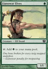 Llanowar Elves - 9th Edition - NM, English MTG Magic FLAT RATE SHIP