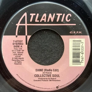 Shine (Radio Edit)/Breathe (LP Version) by Collective Soul (Atlantic) 7" VG+ - Picture 1 of 2