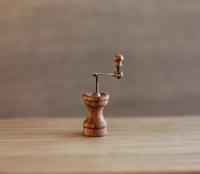 Dolls House Miniature Peppermill 1:12 OOAK By ARTISAN PigeonOak - Image 1 of 4