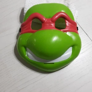 Costume Halloween Tartarughe Ninja Mutanti Adolescenti Maschera Raffaello Rubini Maschera - Foto 1 di 3