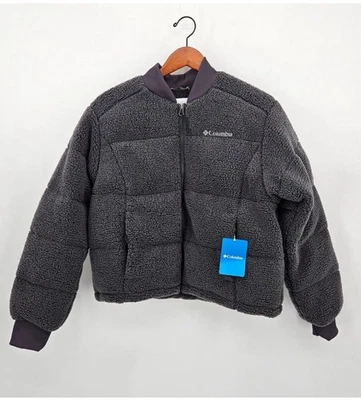 Columbia Puffect Novelty Jacket Women's Size Small Gray Puffer Coat NEW WL8619 - Image 1 of 4