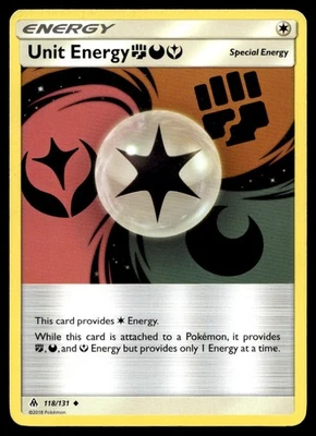 Unit Energy 118/131 Pokemon Card Forbidden Light Uncomon Energy LP AG - Image 1 of 2