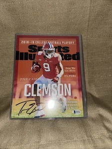 Travis Etienne Signed Photo Beckett Witness Auto - Picture 1 of 4