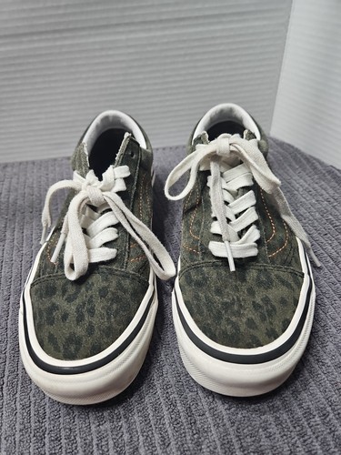 VANS Furgoni verde chiaro bianco unisex taglia uomo US 5 donna US 6 5