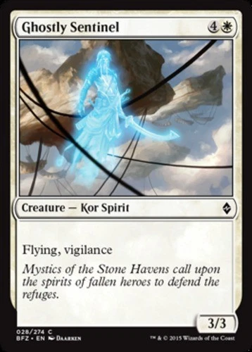 x1 Ghostly Sentinel - Battle for Zendikar - NM - MTG - Image 1 of 1