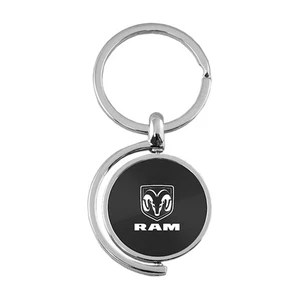 Licensed Black Spinner Keychain for Dodge RAM - AUGD0643 - Picture 1 of 2