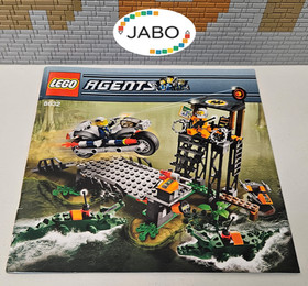 ( OK O7/6 ) Lego Agents Instructions 8632 Mission 2: Swamp Raid