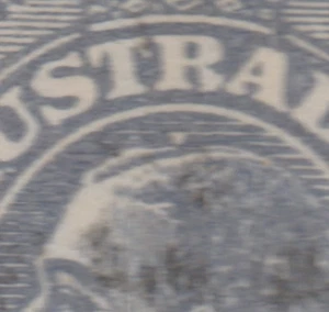 1926 KGV 3d BLUE SMW PERF 14 VARIETY "DOT ABOVE KING'S HEAD" BW 105 (34)J - Picture 1 of 2