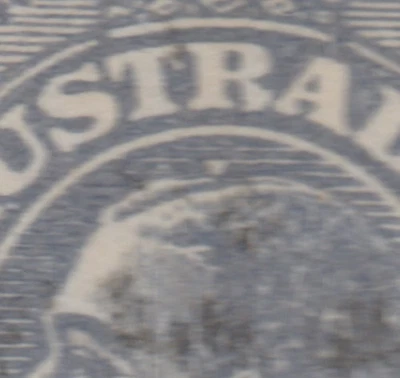 1926 KGV 3d BLUE SMW PERF 14 VARIETY "DOT ABOVE KING'S HEAD" BW 105 (34)J - Image 1 of 2