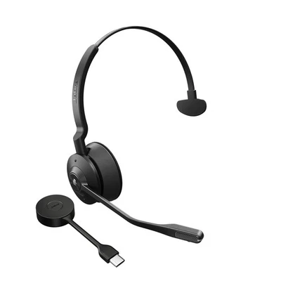 Jabra Engage 55 SE (Second Edition) Single-Ear Wireless Headset w/Link 400 USB-C - Image 1 of 4