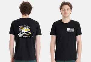 White Helmets Kill Brain Cells OR CUSTOMIZED Short Sleeve Tshirt - Picture 1 of 6