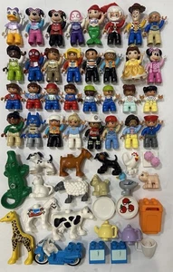 LEGO Duplo Minifigures Animals Accessories Lot Of 50+ Dog Cat Cow - Picture 1 of 7