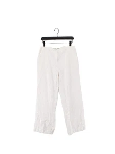 Joanna Hope Women's Suit Trousers UK 14 White Viscose - Picture 1 of 6