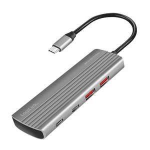 LOGILINK USB-C-Hub UA0414 7-Port - Bild 1 von 4